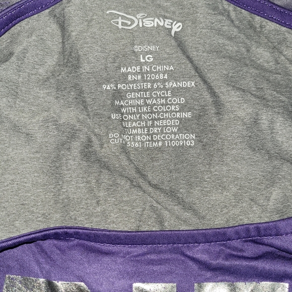 The Little Mermaid Ariel Seashell Strappy Active Workout Tank L - Picture 5 of 5